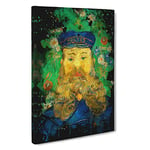 Vincent Van Gogh Portrait of Joseph Roulin (2) Canvas Print for Living Room Bedroom Home Office Décor, Wall Art Picture Ready to Hang, 30 x 20 Inch (76 x 50 cm)