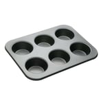 MasterClass Non-Stick 6 Hole American Muffin Pan