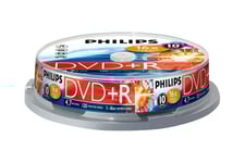 Philips DR4S6B10F - DVD+R x 10 - 4.7 GB - lagringsmedier