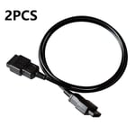 2Pcs 1.8M 6FT Extension Cable For Sega Saturn Gamepad Joystick Controller For SS