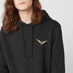 Harry Potter Golden Snitch Unisex Embroidered Hoodie - Black - L