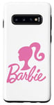 Coque pour Galaxy S10 Barbie - Logo Barbie Pink
