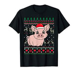 Pig Christmas Ornament Gift Funny Ugly T-Shirt