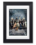 Mounted Gifts Downton Abbey The Movie Cast Signed A4 Poster Photo Print Framed Autograph Gift Film (POSTER ONLY)