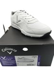 Callaway Chev Series The 82 Golf Shoes Spikeless White/Grey Men's 10.5 Brand NEW