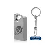 QWERBAM Super Mini 32gb Usb Flash Drive128gb Pen Drive 64gb Usb2.0 Pen Drive 16gb 8gb Flash Memory Stick For Tablet With Key Ring High Speed (Capacity : 16GB, Color : Silver)