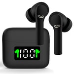 Bluetooth 5.2 Earbuds with LED Display, TWS True Wireless Earbuds In-ear Earphone Waterproof Earphone with Built in Mic 50 Hrs Playtime for Running Gym Office Workout Travel
