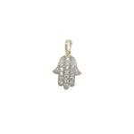 Hamsa handen - Medaljong Guld