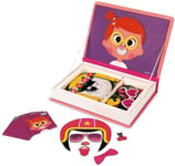 Janod J02717 Magneti'Book Crazy Faces Educational Game, Girls