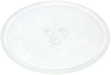 New Universal Microwave Turntable Glass Plate With 3 Fixtures 245 Mm Uk