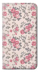 Vintage Rose Pattern PU Leather Flip Case Cover For iPhone XS Max