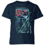 Transformers Optimus Prime Tech Kids' T-Shirt - Navy - 7-8 Years