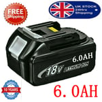 for Makita 18V BL1860 5Ah 6Ah Li-ion LED Battery BL1830 BL1840 BL1850 Charger UK