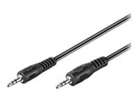 Wentronic Avk 119-1000 - Ljudkabel - Mini-Phone Stereo 3.5 Mm Hane Till Mini-Phone Stereo 3.5 Mm Hane - 10 M - Platt