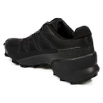 Salomon Speedcross 5 Chaussures de Trail Running pour Homme, Accroche, Stabilité, Fit, Black, 49 1/3