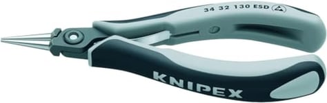 Knipex Precision Electronics Gripping Pliers ESD burnished, with multi-component grips 135 mm 34 32 130 ESD