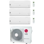 LG - climatiseur trial split inverter libero smart series 9+12+12 avec mu3r21 r-32 9000+12000 wi-fi intégré
