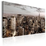 Billede - New York at Dawn - 60 x 40 cm - På italiensk lærred