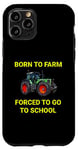 Coque pour iPhone 11 Pro Agriculteur Tracteur Paysan Agriculture Enfants Cadeaux
