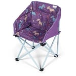 KAMPA Hopfällbar Fåtölj - Kampa Mini Tub Chair Unicorns För Barn Lila