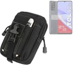For TCL 40 SE Belt bag big outdoor protection Holster case sleeve bag