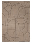 Classic Collection Matta Modern Abstract Beige 200x300 cm