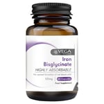 Vega Vitamins Iron Bisglycinate - 60 x 50mg Capsules