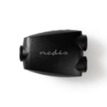 Nedis Adaptateur TosLink TosLink Femelle - 2x TosLink Femelles Noir