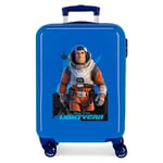 Disney Lightyear Cabin Suitcase Blue 38x55x20cm Rigid ABS Combination Lock Side 34L 2kg 4 Double Wheels