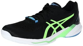 ASICS Men's Sky Elite FF 2 Sneaker, Black Lime Burst, 11.5 UK