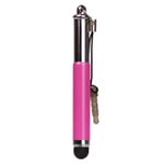 Universal kapacitiv stylus penna med justerbar längd - Rosa