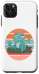 Coque pour iPhone 11 Pro Max Grenouille à doigts de corail Amphibiens Amoureux des