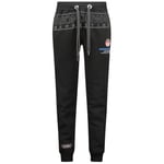 Geographical Norway Mime Men Mime Men Pantalon Jogging Style - Vetements Sport Confortable Doux - Survetement Homme Decontracte Coton - Automne Hiver Printemps Été (Noir L)