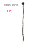 1 Pc 20 " Dreadlocks Extensions Hair Extension Crochet Braide Natural Brown(1 Pc)