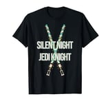 Star Wars Christmas Silent Night Jedi Knight Lightsabers T-Shirt