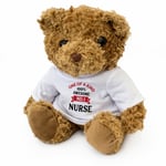 NEW - NUMBER ONE NURSE - Teddy Bear - Cute Cuddly Soft - Gift Present Number 1