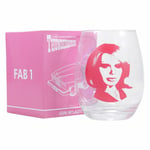 OFFICIAL THUNDERBIRDS LADY PENELOPE 'FAB1' GIN GLASS. TV NOSTALGIA. COLLECTIBLE