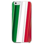 Shot Case - Coque Silicone IPHONE 6/6S Plus Drapeau Italie Italien Apple Transparente Protection Gel Souple