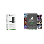 Kit Play & Charge Nouvelle génération & Abonnement Xbox Game Pass Ultimate | 3 Mois | Xbox/Win 10 PC - Code Jeu à télécharger