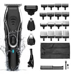 Wahl Aqua Blade 10 en 1 Multigroomer, accessoire pour sourcils, tondeuse à barbe, tondeuse corporelle, tondeuse à barbe pour homme, coupe de chaumes, rasage du corps, toilettage du visage, entièrement