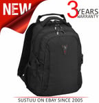 Wenger 16" Sidebar Deluxe Laptop Backpack/ Bag|Padded Back Panel & Handle|Black