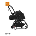 Stokke® Barnvagn YOYO³ black inkl. 0+ Newborn set Black
