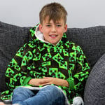 Minecraft Hugzee Fleece Hooded Blanket - Medium