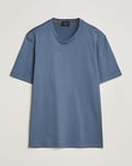 Brioni Short Sleeve Cotton T-Shirt Petroleum