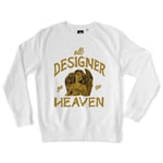 Teetown - Sweat Unisexe - All Designer Go To Heaven - Cute Art Birthday Angel Present Artist - Coton Bio