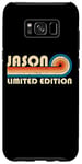 Galaxy S8+ JASON Surname Retro Vintage 80s 90s Birthday Reunion Case