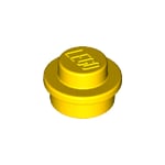 LEGO Round Plate 1x1 Gul 614124-R0009