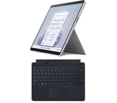 Microsoft 13" Surface Pro 9, Type Cover & Slim Pen 2 Bundle - Intel® Core™ i5, 256 GB SSD, Platinum, Silver/Grey