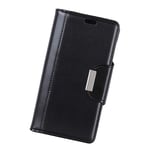 Flip Case for ASUS ZenFone Live(ZB501KL), Business Case with Card Slots, Leather Cover Wallet Case Kickstand Phone Cover Shockproof Case for ASUS ZenFone Live(ZB501KL) (Black)