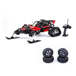 LOSA 1/5 2WD Rc Petrol Car, Track Climbing Car Toy with 30.5Cc Engine, Tracked + Round Wheels, Adult RC gasoline model remote control off-road vehicle